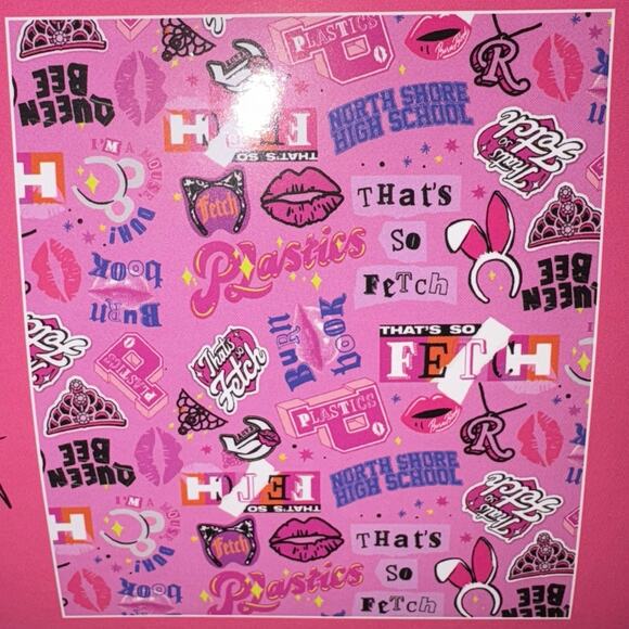 MEAN GIRLS Pink PLUSH Throw Blanket 60x70in SO FETCH - NWT - Picture 4 of 5